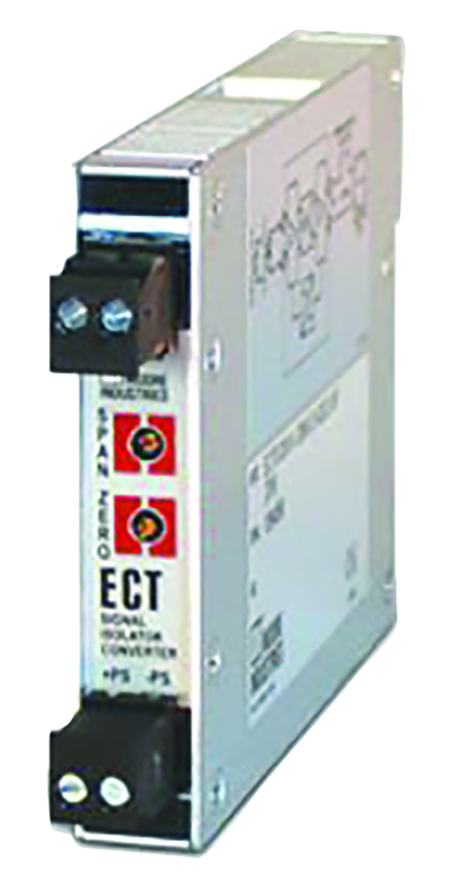 Other view of Moore Ind - ECT Signal Isolator Model - Input 0-150Vdc - Output 4-20mA - ECT/-139 -139VDC/4-20mA/12-42DC/-NPSS [DIN]