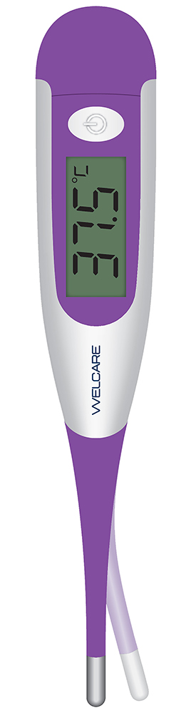 Other view of Welcare - Deluxe Digital Thermometer - 10 Second Reading Time - Jumbo Screen - Water Resistant - WDT 202