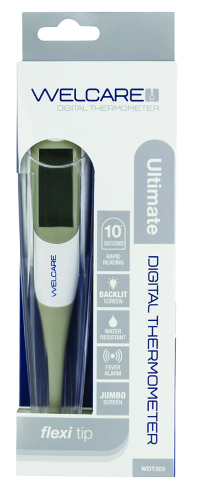 Other view of Welcare - Ultimate Digital Thermometer - 10 Second Reading Time - Jumbo Screen - Backlit Screen - WDT 303