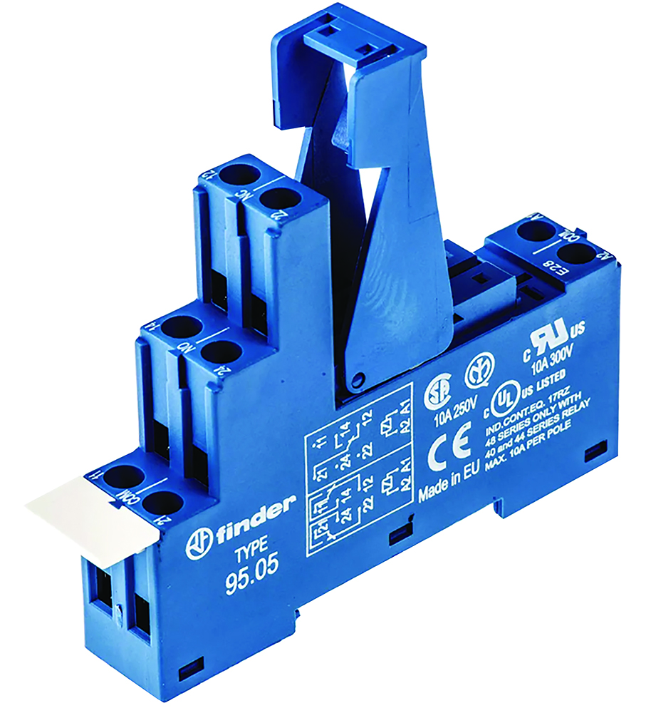 Other view of Finder - Relay Socket - Series 95 - DIN Rail - Panel - Screw 8 Pins - 10A 250V - 95.05SPA
