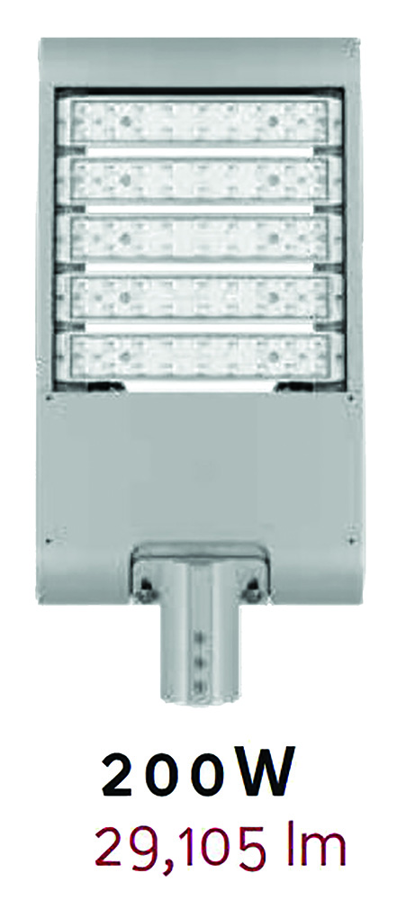 Other view of tigerlight - LED Streetlight - 200W - Grey - T2M - IP67 - 5000k - 60mm Spigot - 29,100lm - SL200