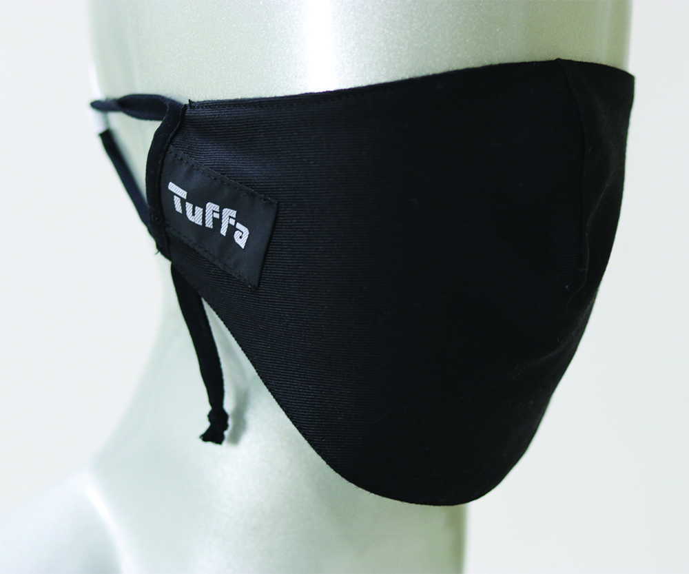Other view of Tuffa MASK02-BLACK M 3Ply Reusable/Washable Protective Mask - M