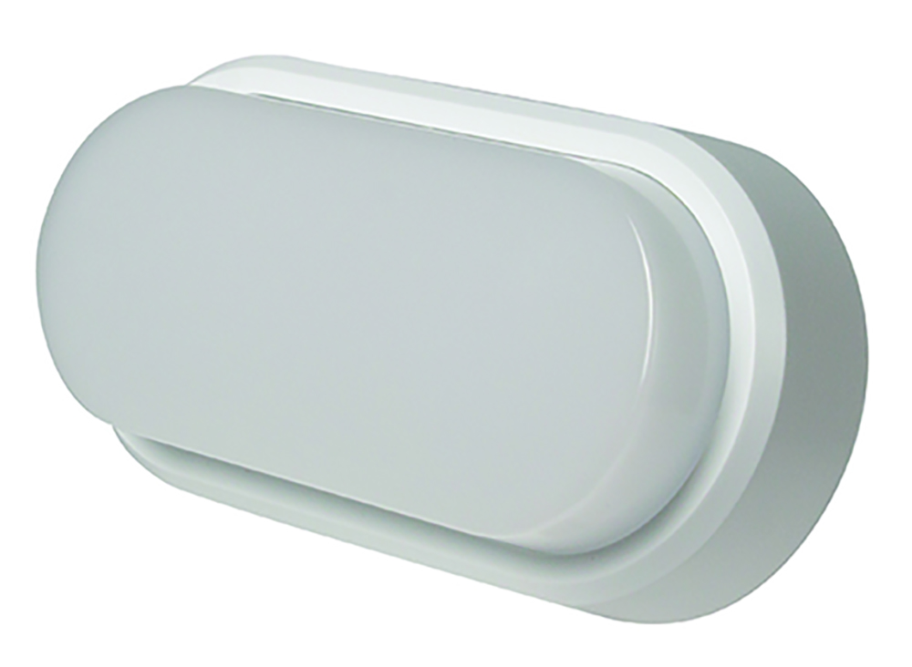 Other view of Robus RHV1240-01 - OHIO - Bulkhead LED - IP54 comes with White and Black Trims - Cool White - Oval