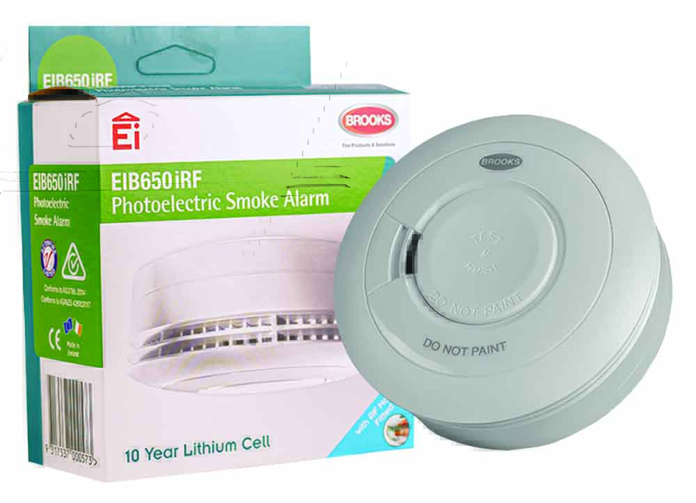 Other view of Brooks EIB650IRF Smoke Alarm Photoelectric RadioLink with AudioLink
