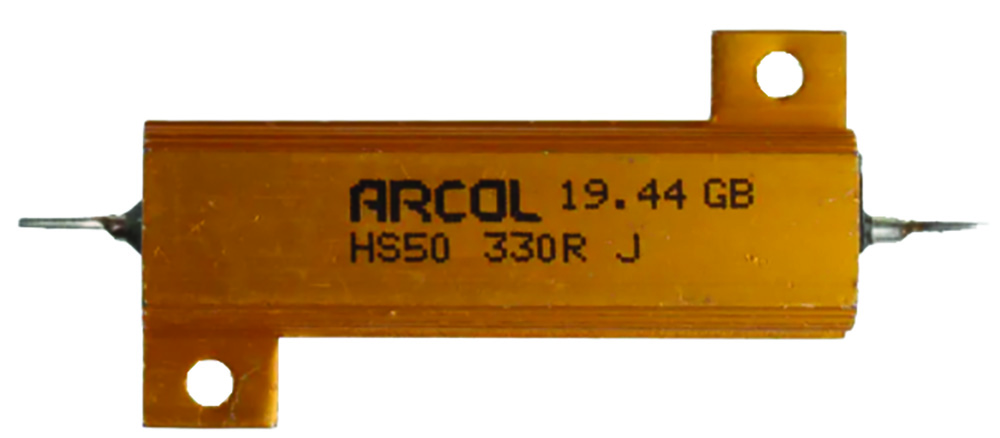 Other view of ARCOL 2945649 - Resistor HS50 Series Aluminium Housed Axial Wire Wound Panel - 330R 50W