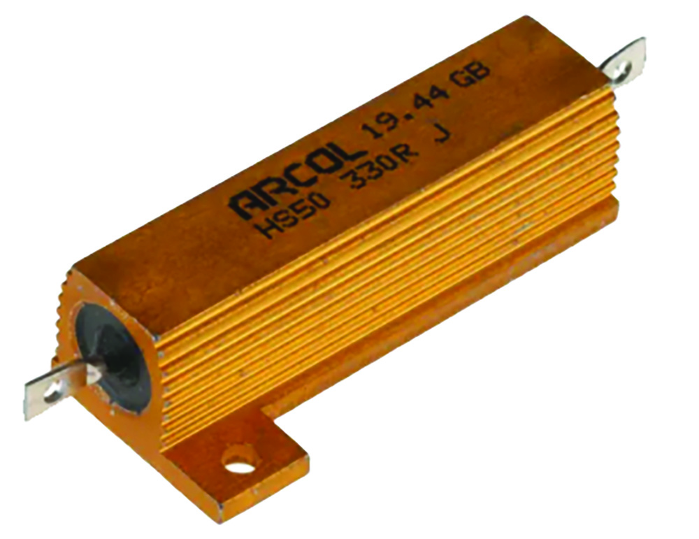 Other view of ARCOL 2945649 - Resistor HS50 Series Aluminium Housed Axial Wire Wound Panel - 330R 50W