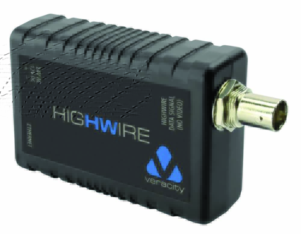 Other view of veracity VHW-HW Transreceiver - HIGHWIRE Ethernet Over Coax Device - CCTV Transmission & Receiving