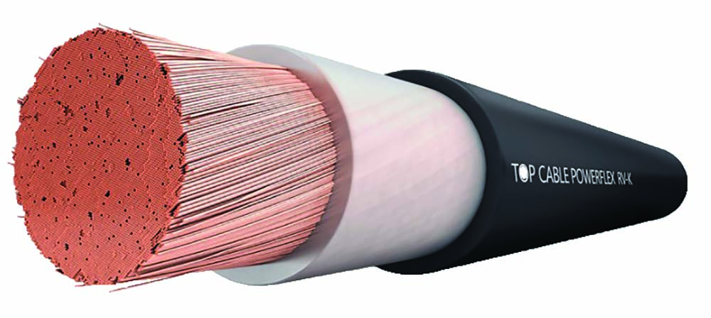 Other view of Top Cable RVK05/10 Flexible Cable - 4 Core+Earth x 10mm2 - XLPE - PVC - Submersible