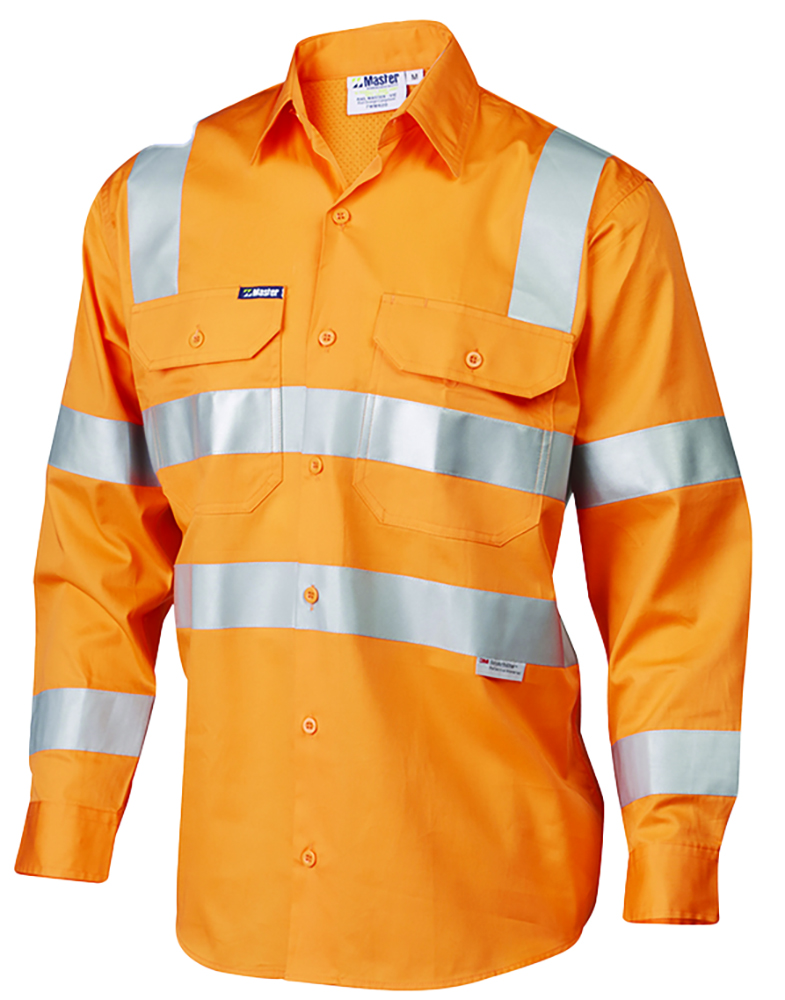 Other view of Master Workwear 7WM620 Shirt - Women - Long Sleeve - Railway Orange - 16