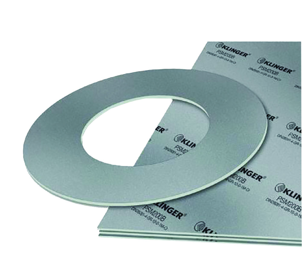 Other view of Klinger K0045162/2A Gasket - Graphite PSM - 1.5mm Thick - Type Raised Faced Oblong - 398 x 298 - 26mm Flange - Grey