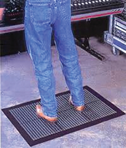 Other view of General Mat Company NO.454 Mat Ortho Stand - Entrance - Black - 600mm x 900mm - NO.454 BLK
