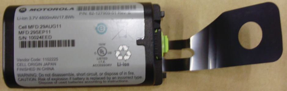 Other view of FUJITSU MC30KAB02-03 Battery - Suit MC3000