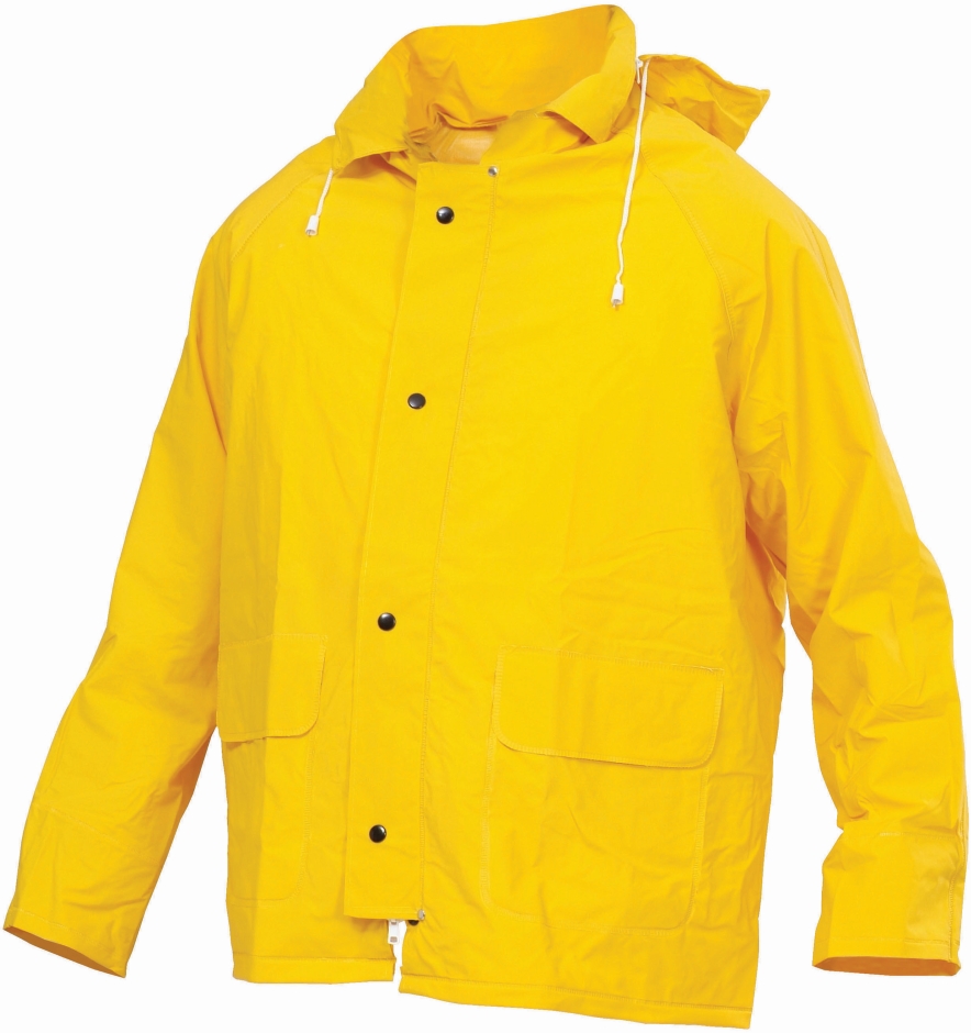 Other view of Waterproof Coat - Nylon - PVC - Yellow - Small - CWWP0035 - ACE