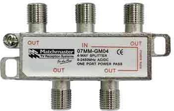 Other view of Matchmaster 07MM-GM04 Splitter 4Way 5-860Mhz - 07mm