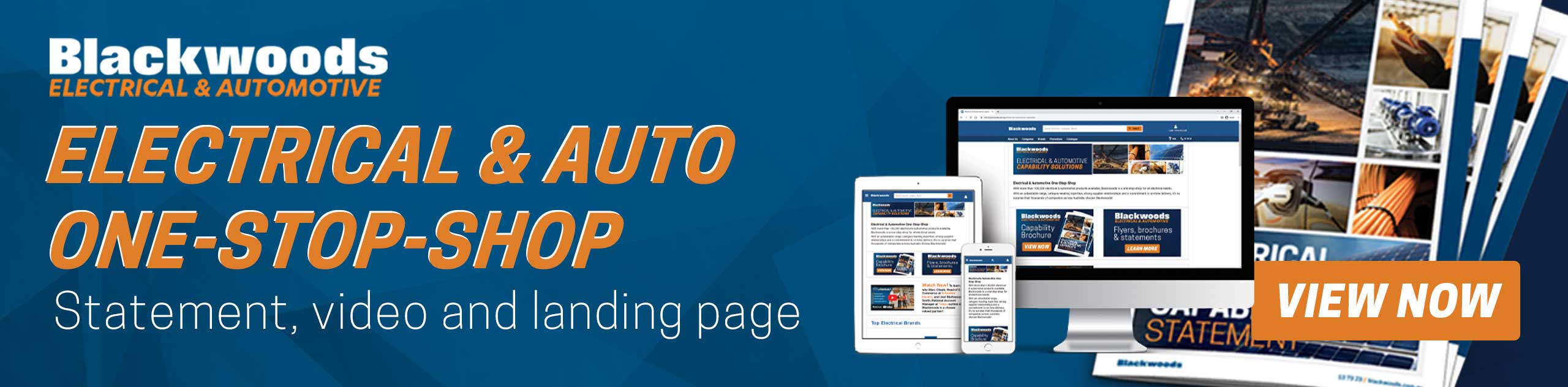 Electrical & Auto One Stop Shop- Statement, Video & Landing Page